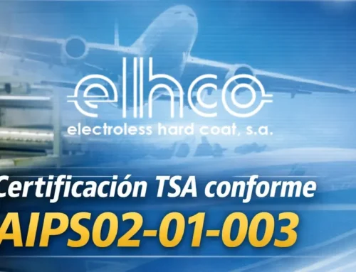 Elhco certifica el proceso TSA para Airbus Commercial conforme a la normativa AIPS02-01-003
